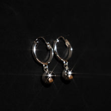 Load image into Gallery viewer, Ball Charm Hoops