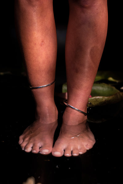 Jumbo One Circle Anklet Cuff