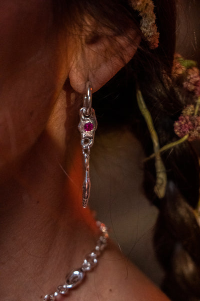 Cricket Hoop Earring