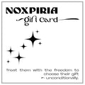 Noxpiria Gift Card backup both